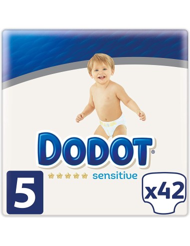 Disposable nappies Sensitive T5 11-16 kg Dodot (42 pcs)