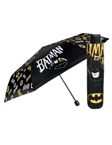 Ombrello Pieghevole Batman Perletti Nero Ø 91 cm Per bambini