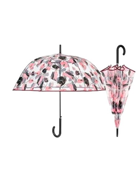 Umbrella Perletti Pink Transparent Microfibre Ø 89 cm Sheets