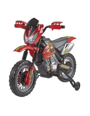 Motocyclette Feber Cross 400F 6 V Électrique (74 X 50 x 27 cm)