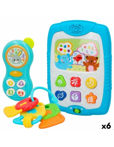 Ensemble de Jouets pour Bébés Winfun 3 Pièces 13 x 18,5 x 2,5 cm (6 Unités)