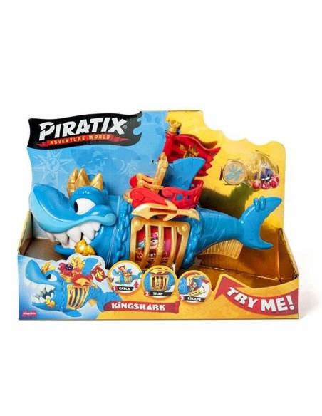 Playset Magicbox Piratix 21,3 x 29,7 x 1,6 cm Hai