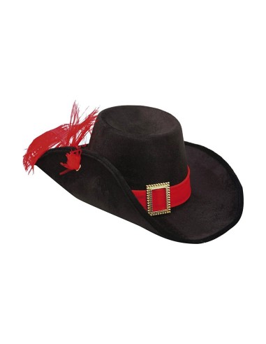 Chapeau My Other Me Noir Mousquetaire Multicouleur