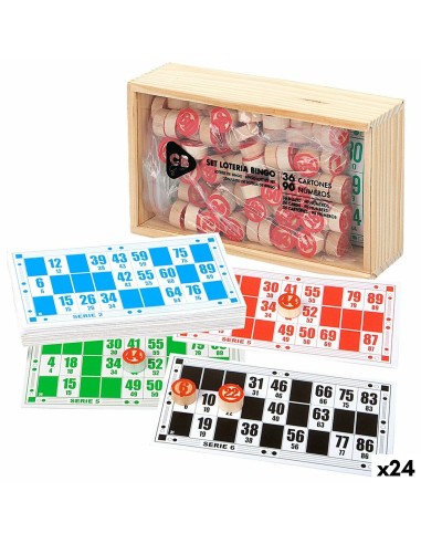 Bingo Colorbaby Bois Papier Plastique (24 Unités)