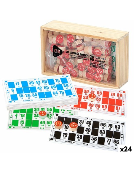 Bingo Colorbaby Holz Papier Kunststoff (24 Stück)