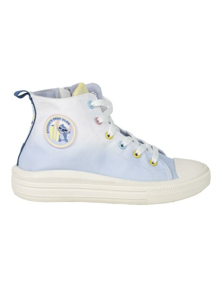 Kids Casual Boots Stitch Light Blue