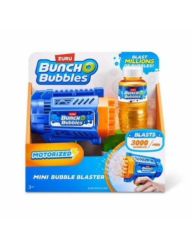 Pistola per Bolle di Sapone Zuru BunchO Mini Bubble Blaster 20 x 20 x 7 cm Azzurro