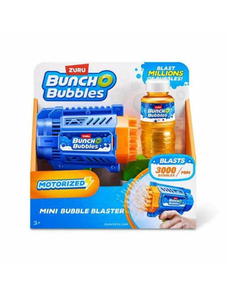 Soap Bubble Gun Zuru BunchO Mini Bubble Blaster 20 x 20 x 7 cm Blue