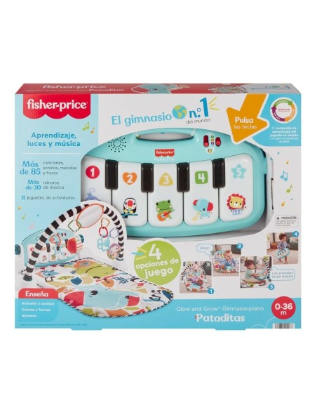 Tappeto da gioco Fisher Price Kick and Play Sonaglio Pianoforte ES