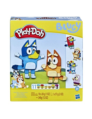 Modelling Clay Game Hasbro Bluey 11 colours Multicolour