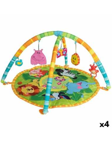 Tapis de jeu Winfun Jungle Tissu (4 Unités)