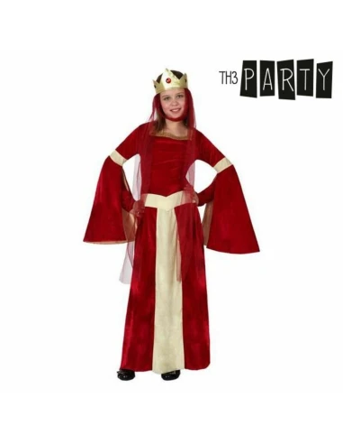 Costume per Bambini Dama Medievale Rosso