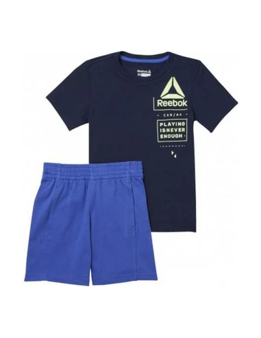 Children's Sports Outfit Reebok B ES SS SET CF4289 Navy