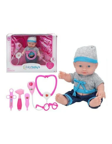 Baby Doll with Accessories Doctor Colorbaby (24 cm)