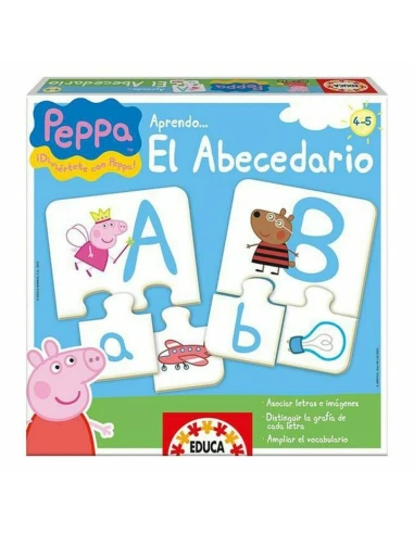 Puzzle Peppa Pig El Abecedario 81 Stücke