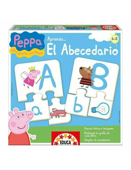 Puzzle Peppa Pig El Abecedario 81 Stücke