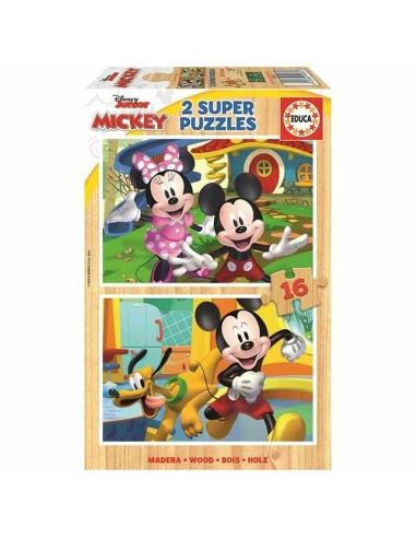 Puzzle Educa Mickey & Minnie ( 2 x 16 pcs)