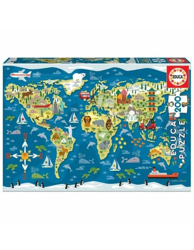 Puzzle Enfant Educa Mapamundi (200 pcs)