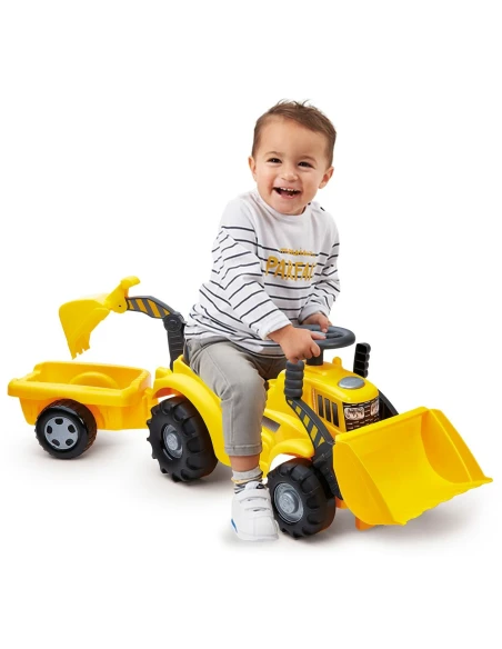 Tricycle Ecoiffier Carrier Yellow Tractor