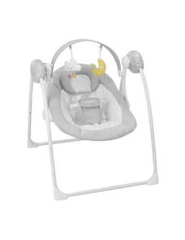 Sedia a Dondolo Badabulle Candy Comfort Swing Grigio Bianco