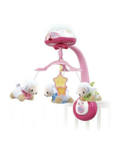 Giocattolo per bebè Vtech Baby Sheep Count Rosa Plastica Culla Neonato