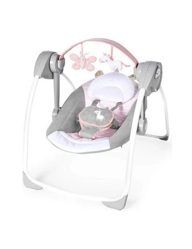 Rocking Chair Ingenuity Compact Swing - Flora Light Pink