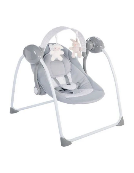 Fauteuil à Bascule Chicco Relax & Play Swing Gris Blanc