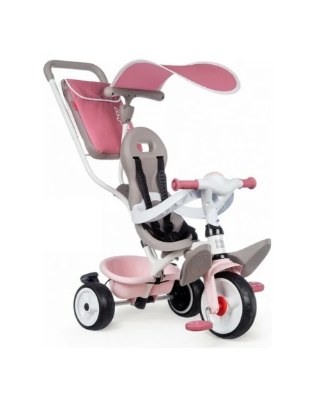 Tricycle Smoby 7600741401 Rose 3-en-1 (68 x 52 x 101 cm)