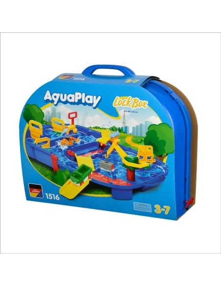 Rundkurs AquaPlay Water Circuit Lock Box + 3 jahre Wasserspielzeug