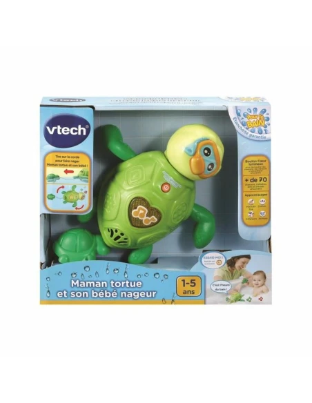 Bath Toy Vtech Baby Mother Turtle and Baby Swimmer underwater