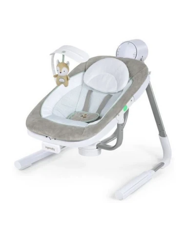 Hamac pour Bébé Ingenuity Dual-Direction Swing Blanc Gris