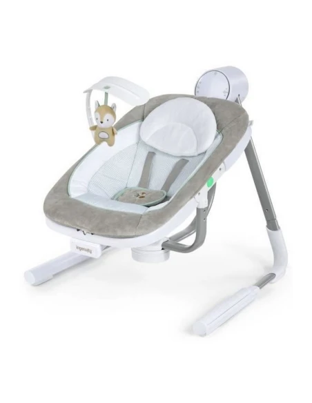 Hamac pour Bébé Ingenuity Dual-Direction Swing Blanc Gris