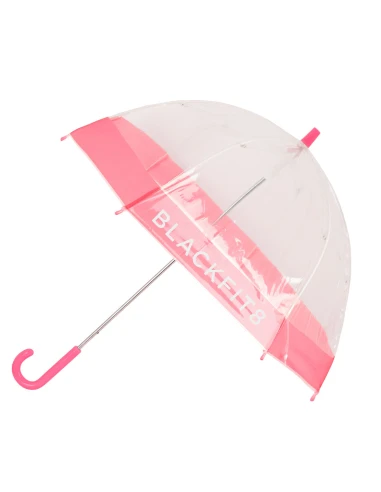 Parapluie BlackFit8 Glow up Rose Transparent PoE Ø 70 cm