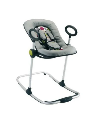 Baby-Liegestuhl Béaba Lounger Up & Down Grau Schwarz