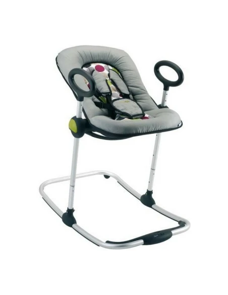 Baby-Liegestuhl Béaba Lounger Up & Down Grau Schwarz