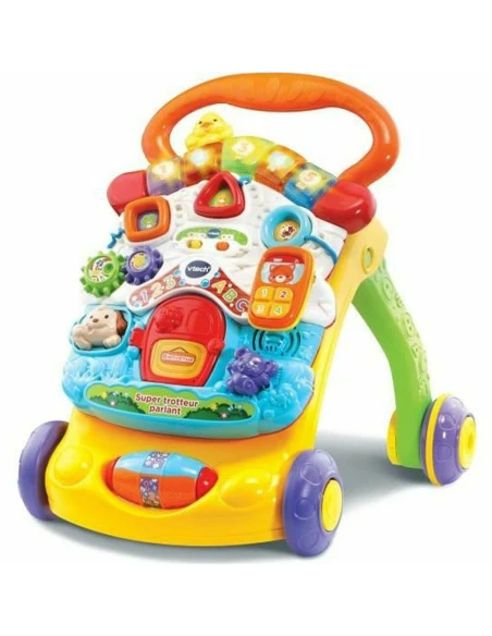 Tricycle Vtech Super Trotteur Parlant 2 En 1 Orange (FR) Multicouleur