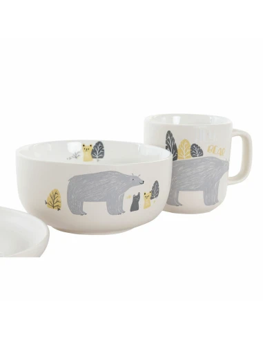 Set di Accessori per Bambini DKD Home Decor Orso