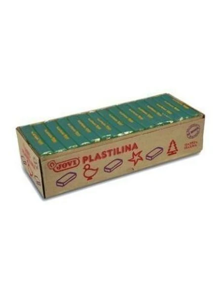 Plastilina Jovi School Verde scuro (15 Pezzi)