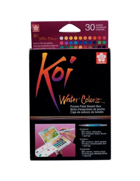 Set per Pittura ad Acquarello Talens Art Creation Sakura Koi Water Colors Multicolore