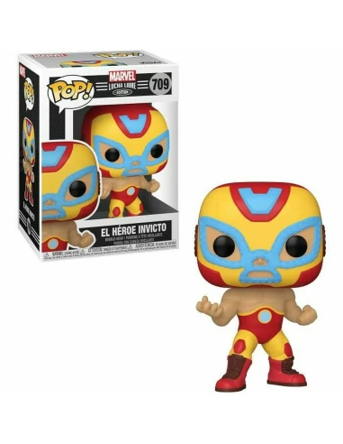 Sammelfigur Funko Pop! Marvel Lucha Libre - Iron Man Nº 709