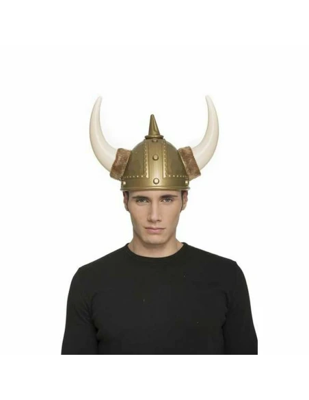 Casco Vikingo My Other Me Viving Costumes_204672 Multicolore Dorato S 59 cm