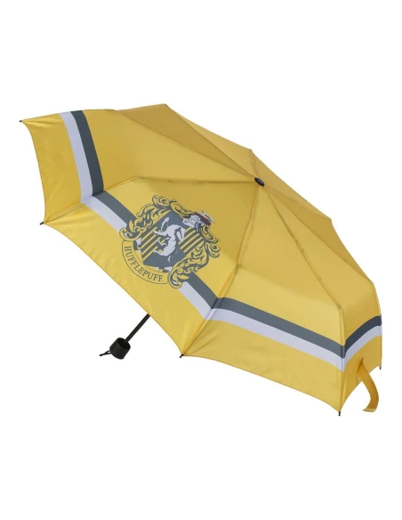 Parapluie pliable Harry Potter Hufflepuff Jaune 53 cm