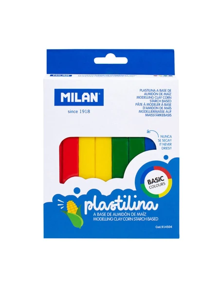 Barre di plastilina Milan 330 g (4 Pezzi)