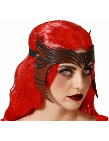 Maschera Rosso Guerriera Halloween