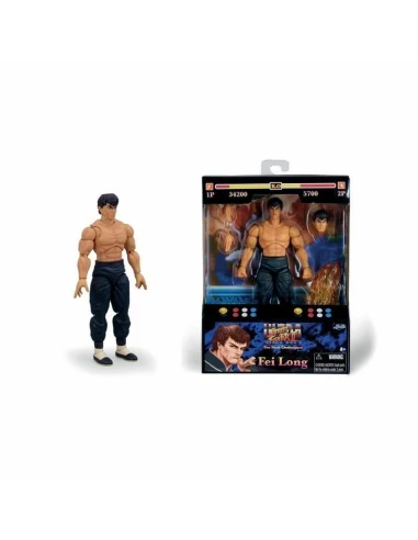 Statuetta Articolata Jada Street Fighters - Fei-Long 15 cm