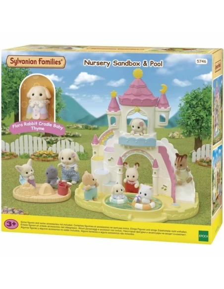 Ensemble de jouets Sylvanian Families 5746 Nursery sandbox & Pool Plastique