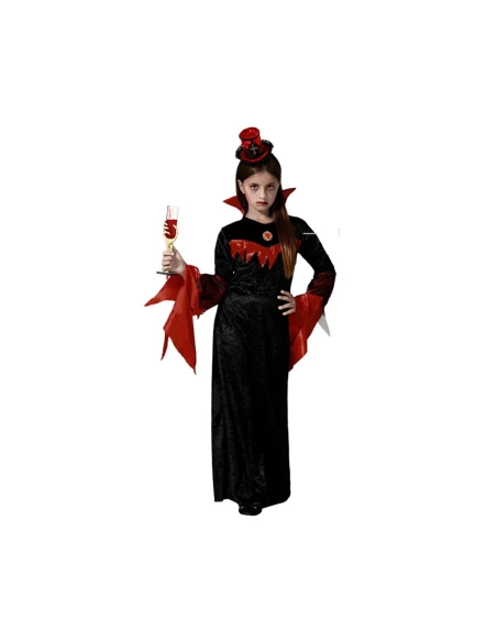 Costume per Bambini Vampiro Donna 5-6 Anni