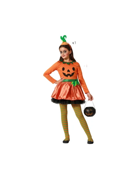 Costume per Bambini 7-9 Anni Zucca