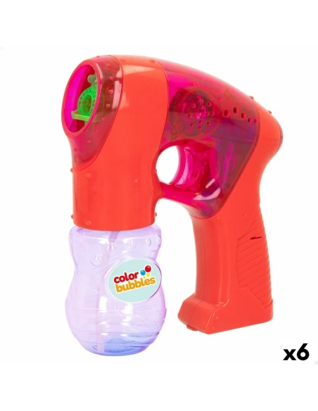 Soap Bubble Gun Colorbaby 14 x 16,5 x 5,5 cm 6 Units