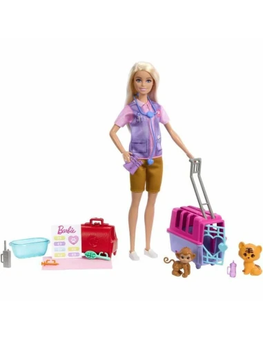 Doll Barbie SAUVETEUSE D'ANIMAUX